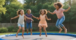 Korzyści rozwojowe dla dzieci z zabawy na trampolinach