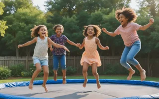 Korzyści rozwojowe dla dzieci z zabawy na trampolinach